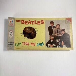 Beatles Flip Your Wig Game 1964 MB COMPLETE Vintage Board Game